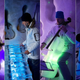 Illustration for article titled Coolest band in the world plays with musical instruments made from ice